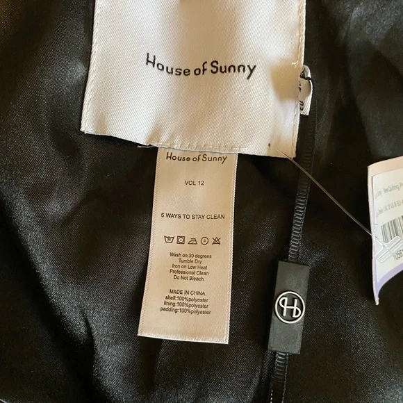 House of Sunny Plaid Puffer Coat - Picture 7 of 8